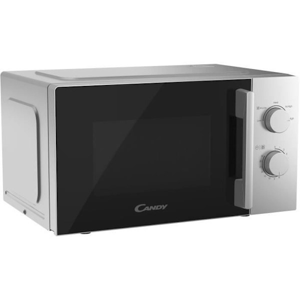 CMW20SMSLI Mono CANDY Idea mikroovn - 20L - MO: 700W - Mekanisk UI - 5 effektniveauer - Sølv Silver