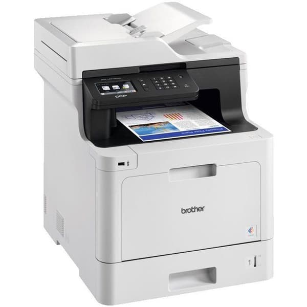 Multifunktionsprinter - BROTHER - DCP-L8410CDW - Laser 3-i-1 - Farve - Wifi-netværk - A4
