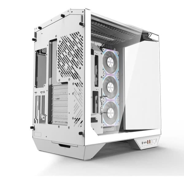 Chassi utan strömförsörjning - Kub - ATX-format - DARKFLASH DY470 - Vit