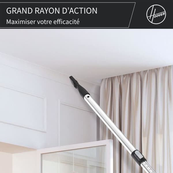 Poseløfter uden pose - HOOVER - HP320PET - 850 W - 2 L - 75 dBA - Speciel til kæledyr Sort og sølv