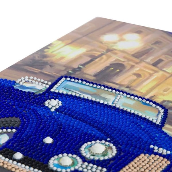 "Kit carte broderie diamant 21x29cm Cabriolet" in Finnish is "Diamanttiurikortti 21x29cm Cabriolet". Flerfärgad