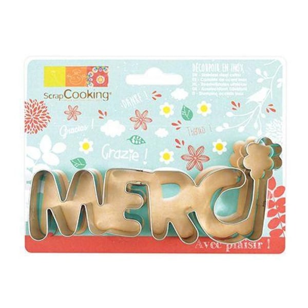 Decoupoir - Tack - 15 x 5 cm - Inox - Motivstans - Delikatesser