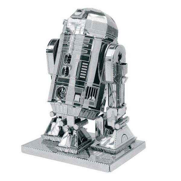 3D metallimalli - Star Wars - R2-D2 - 1 kpl - Alkaen 5 vuotta - Aikuinen Grå