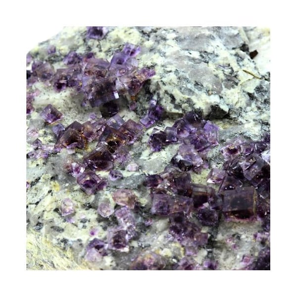 Sten og mineraler. Fluorit. 3411,0 ct. Saint-Péray, Ardèche, Frankrig.