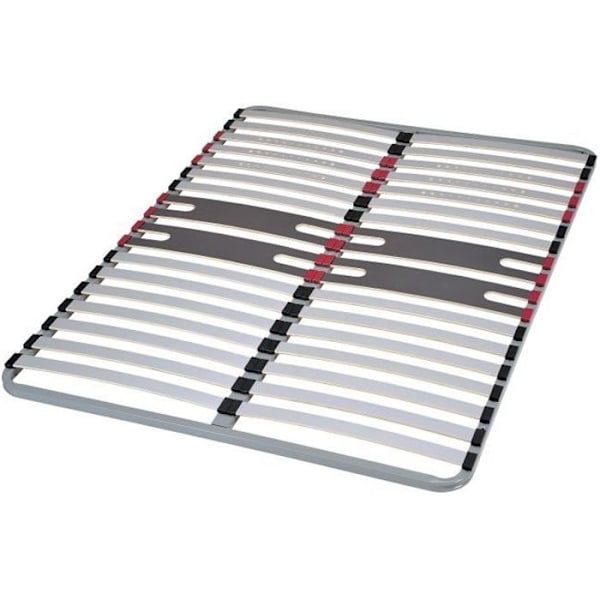 SEDAC OPTIZONES - Sängbotten 140 x 190 - lamell - 4 cm Grå