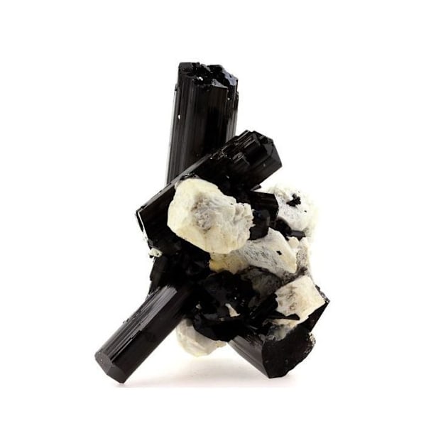 Turmaliini Schörl + Orthoclase 2365,0 karaattia Flerfärgad