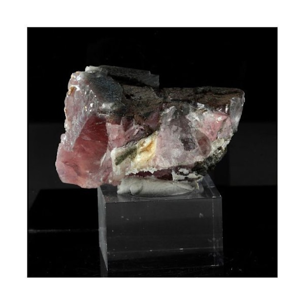 Sten og mineraler. Fluorit. 485,0 øre. Mont-Blanc-massivet (Les Droites), Frankrig.