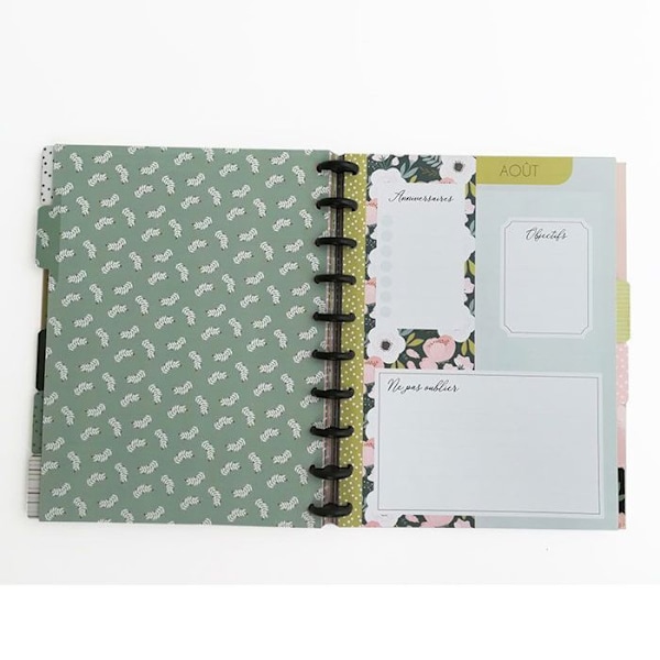 Kit Planner - Artemio - Onnelliset hetket - 168 sivua - Sääntö mukana - Vaihtelevat tarrat