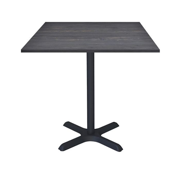 Bord 70 x 70 cm - Dina model gammel fyr kastanj