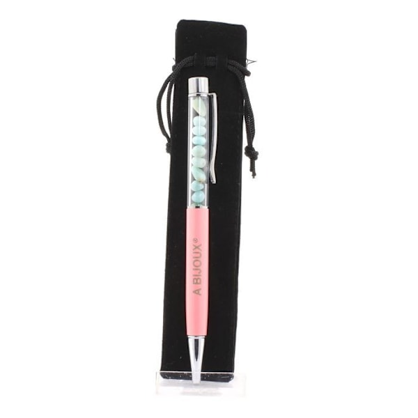 Sten og mineraler. Amazonit mineral pen fra Brasilien. Pink farve. Rosa