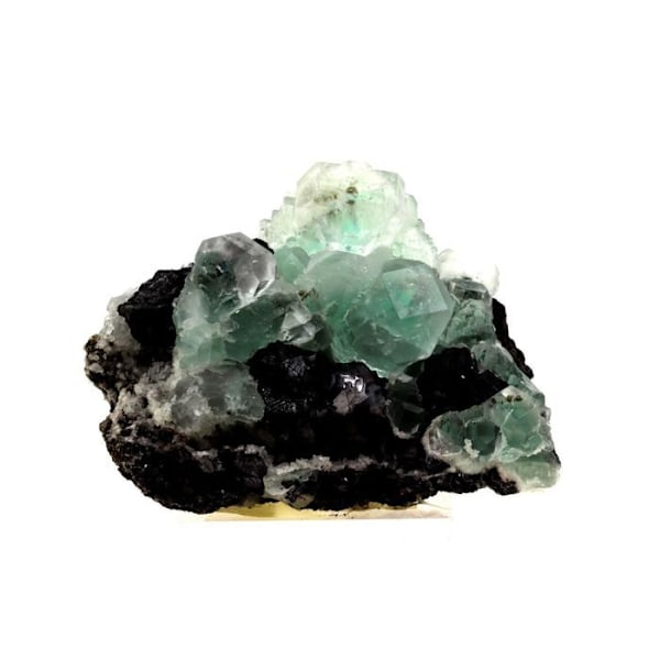 Fluorit, Sphalerit, Pyrit 4315,0 karat Flerfärgad