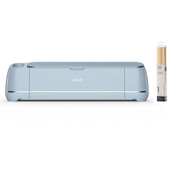 Cricut Maker 3 leikkuri + pysyvä kultavinyyli 90 x 33 cm Blå