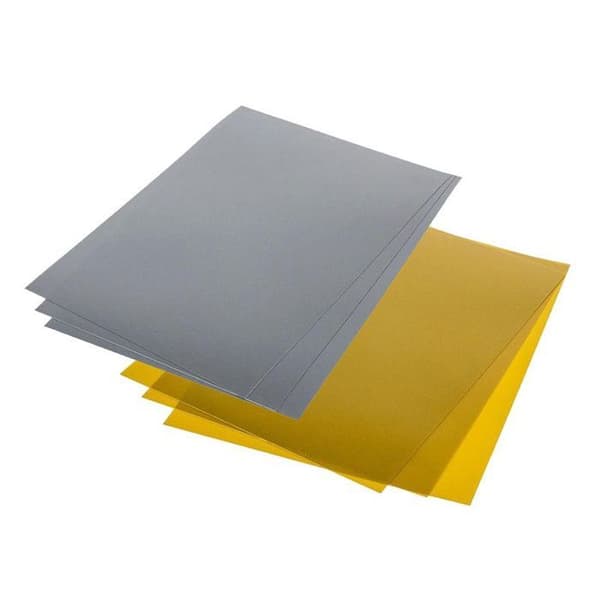 Plastik galen 14 metalliserade ark - guld-silver Guld silver
