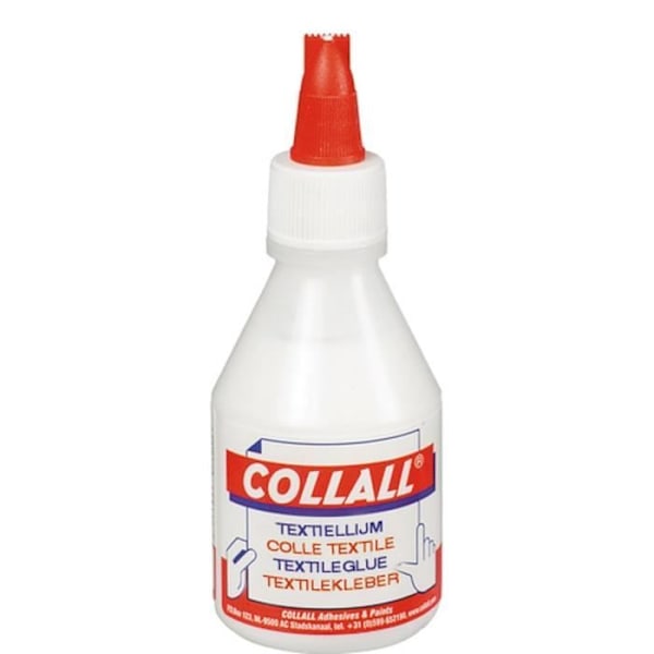 COLLALL Vaskbart tekstil lim 100 ml Vit
