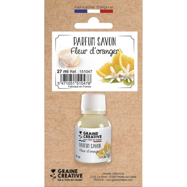 Flydende duft til lys og sæbe - GRAINE CREATIVE - Appelsinblomst - 27ml - DIY {farve}