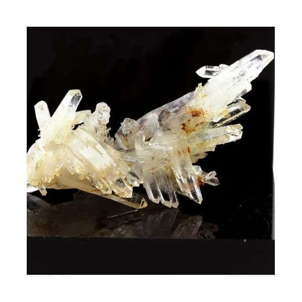 Quartz 'bjergkrystal' og Siderite 46,4 karat Vit