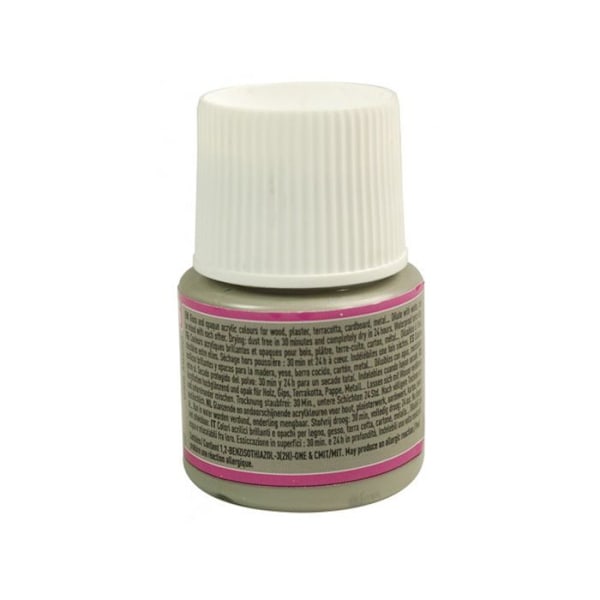 Acrylmaleri - P.BO - Dekor - 45 ml - Skinnende - Mellemgrå Mellan grå