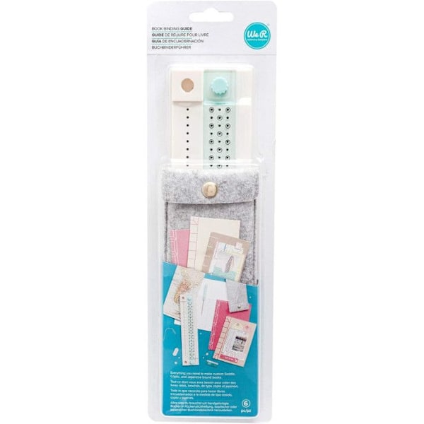 Guide till Bokbindning - We R Memory Keepers - Journal Bokbindningsguide - 36,8 x 12,1 cm - Mix - Vit Journal Bokbindningsguide