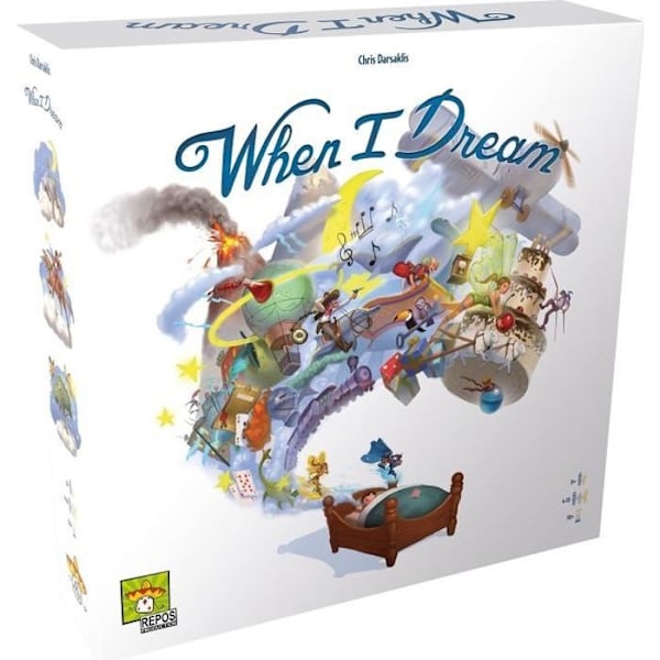 When I Dream brætspil - ASMODEE - 8 år og opefter - 4 spillere eller mere - 30 min. Flerfärgad