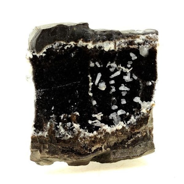 Sten og mineraler. Septaria, Calcit, Dolomite, Celestine, Quartz. 1592,50 øre. Ribiers, Frankrig.