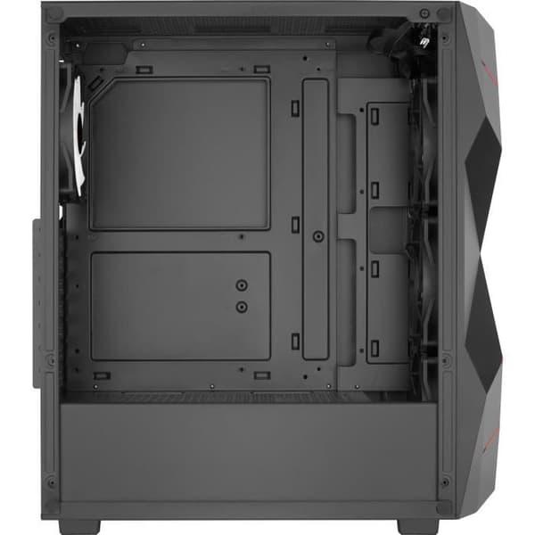PC-kabinet - AEROCOOL - Volcan G v1 (Sort) - Mid-tower - ATX-format - Uden strømforsyning