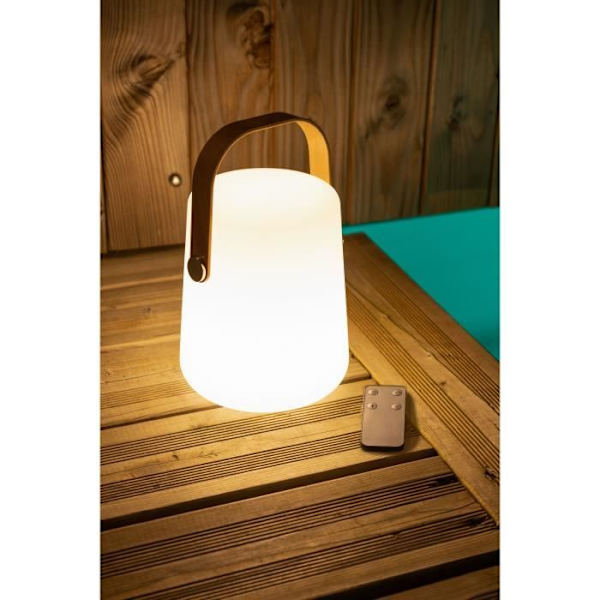 GALIX G4420 uppladdningsbar bärbar lykta - USB 9 LED - Varmvit Vit varm