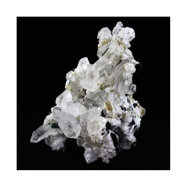 Stenar och mineraler. Turmalin, Albite, Kvarts, Glimmer. 4790,0 ct. Pakistan. Vit
