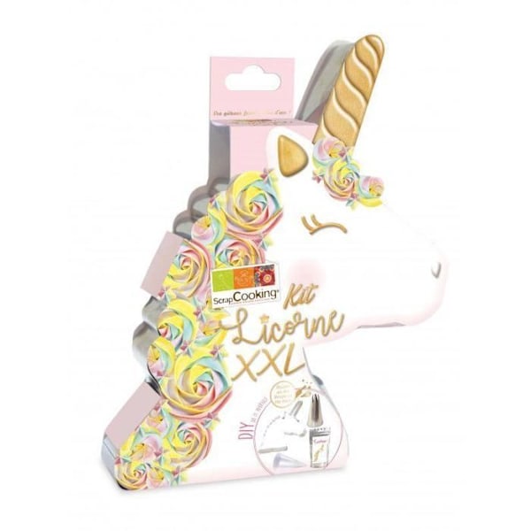 DIY box - My XXL Unicorn kakku Rosa, vit, lila