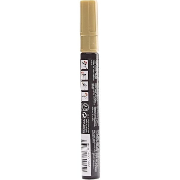 Oliepen 4Artist Marker - Rund spids - 4 mm - 18 farver Guld