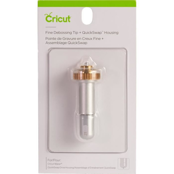 Cricut Fine Debossing -kärki + QuickSwap-kotelo-