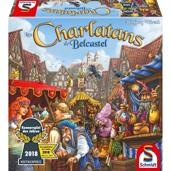 The Charlatans of Belcastel - Brætspil - SCHMIDT SPIELE - Fordyb dig i middelalderens verden