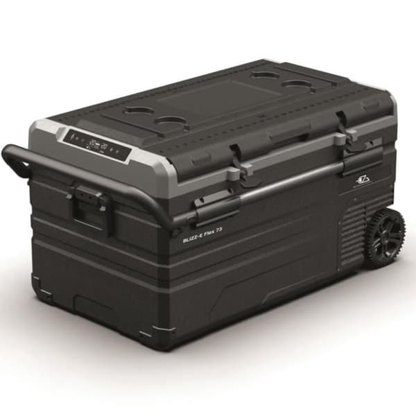 Elektrisk køleboks - EZA - BLIZZ-E FLEX - 12 volt / 24 volt V - 73L Svart grå