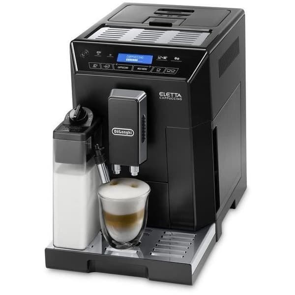 Maskine espresso kværner - De'Longhi - Eletta - ECAM44.660.B - 4 opskrifter - Sort Sort