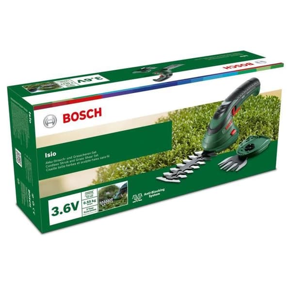 Cisailles Bosch - ISIO 3,6V med sæt af 2 knive Sort