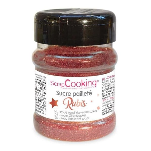 Söta flingor - Ruby - 160 g Röd