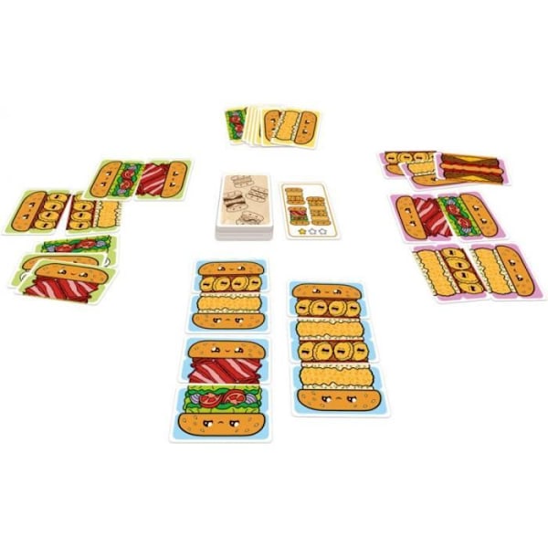 Burger ASAP - Asmodee - Nopeuspeli - 7-vuotiaasta alkaen