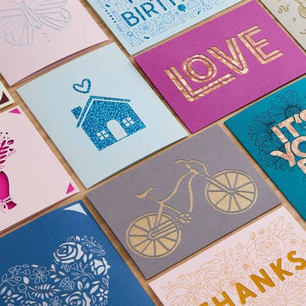 Skæremåtte - Cricut - Maker - 30 cm x 30 cm - Farve Blå - Plast Blå