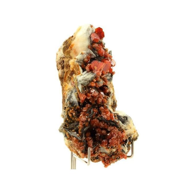Sten og mineraler. Vanadinit. 768,0 ct. Mibladen, Marokko.
