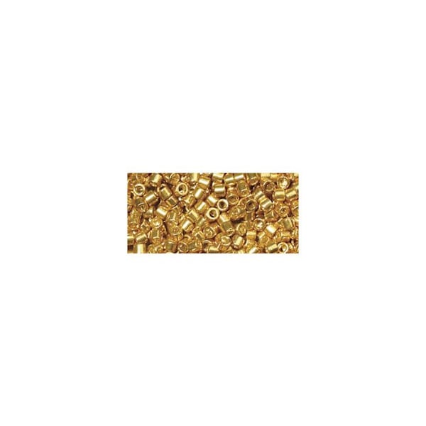 Perle Miyuki Delica 11/0 DB410 Metallisk guld Metalliskt guld