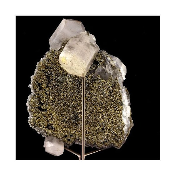Sten og mineraler. Calcit, Pyrit, Fluorit. 1168,0 øre. El Hammam Mine, Meknes, Marokko.