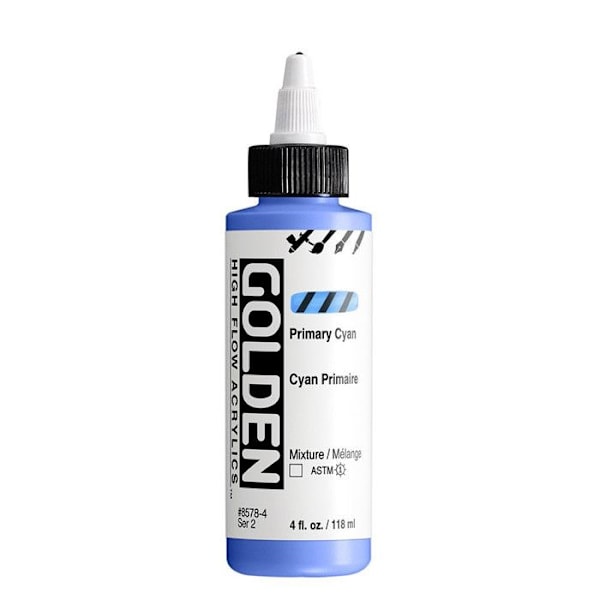 GOLDEN 119 ml HIGH FLOW Cyan Primer - S2 Cyan