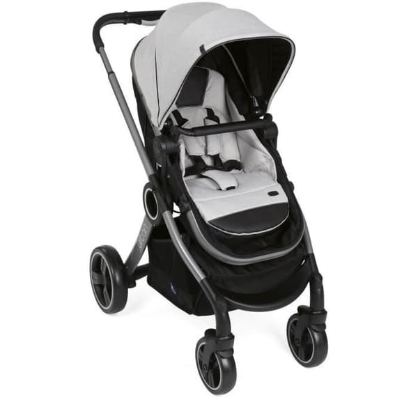 Poussette CHICCO Urban Pro - Harmaa Kaste svart och grått