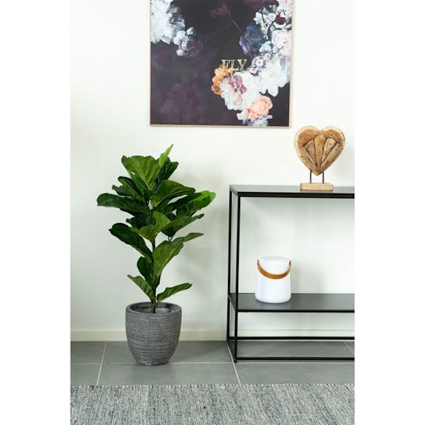 House Nordic Keinopuu Ficus lyrata 100 cm Vihreä 442779 Grön