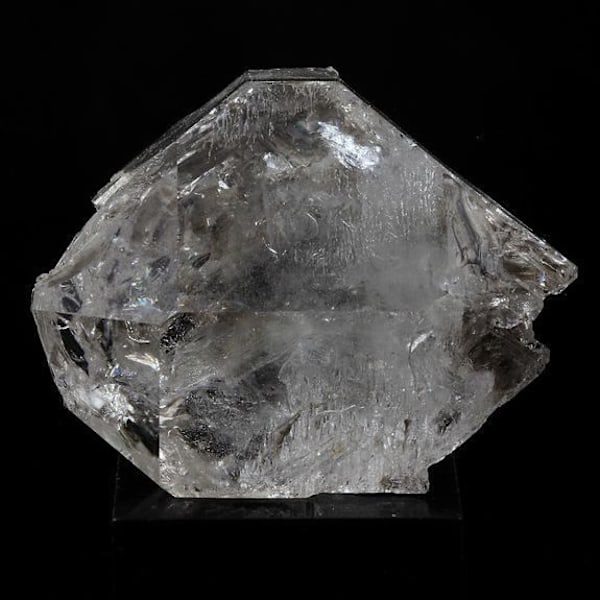 Sten og mineraler. Kvarts vindue. 264,0 ct. Pontcharra, Isère, Frankrig..