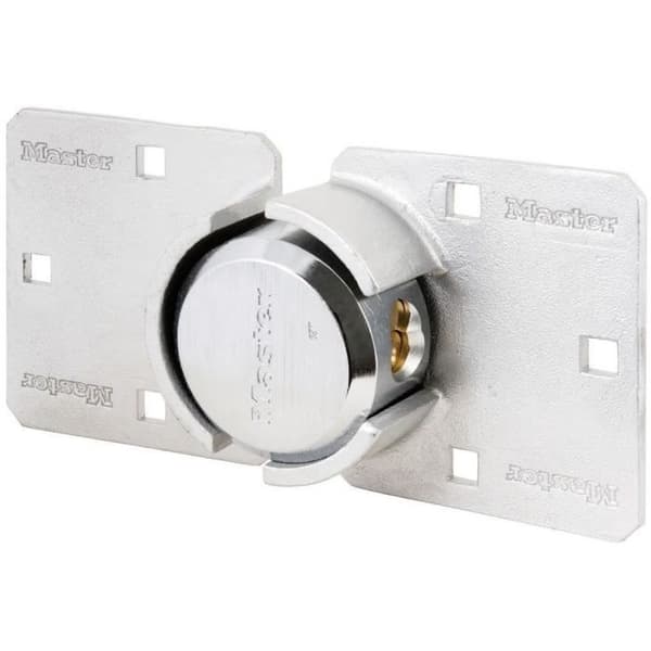 Pakettiauto-oven lukot - MASTER LOCK - 736EURD - Pyöreä lukko + Lukkokiinnike