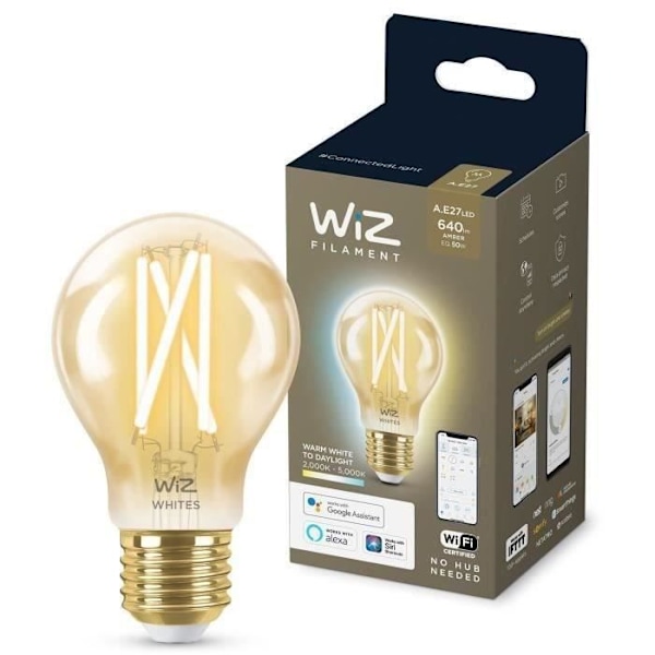 WiZ Vintage tilsluttet pære Hvid variabel E27 50W
