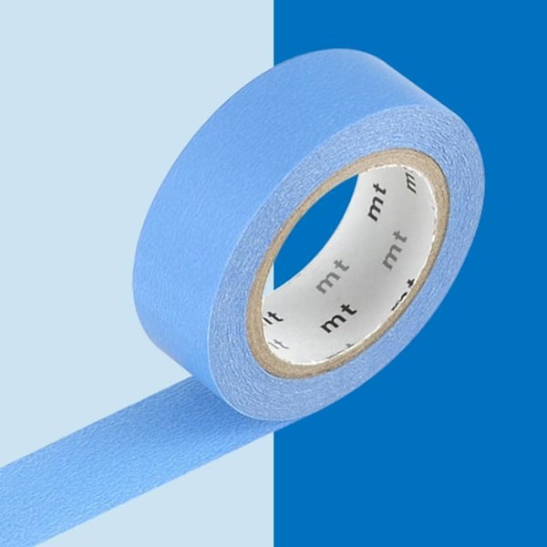 Maskeringstejp MT 1,5 cm Uni blå Blå