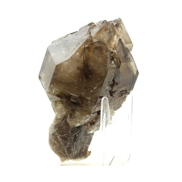 Sten og mineraler. Røget scepterkvarts (1,9 kg). 9482,0 ct. Minas Gerais, Brasilien. kastanj