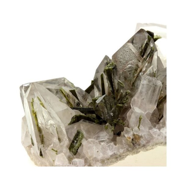 Kvartsi + Epidote 1580,0 karaattia Flerfärgad