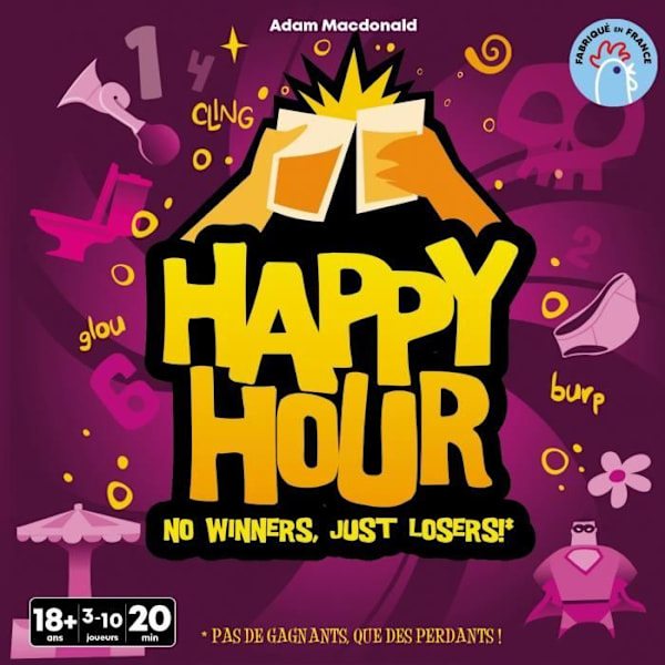 Happy Hour - Asmodee - Från 14 år Flerfärgad